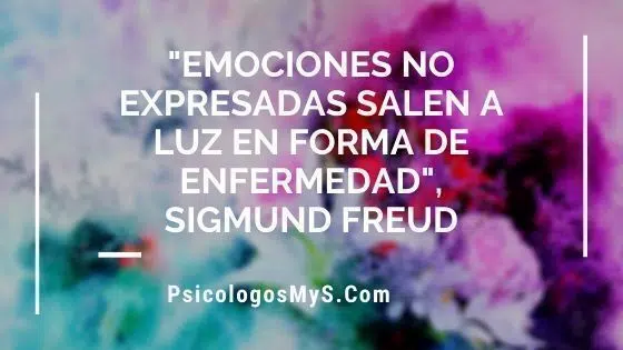 _Emociones no expresadas salen a luz en forma de enfermedad_, Sigmund Freud Emociones no expresadas salen a luz en forma de enfermedad
