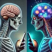 uso excesivo del celular en el cerebro y el cuerpo humano