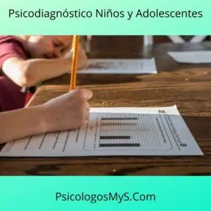 Psicodiagnóstico Niños y Adolescentes