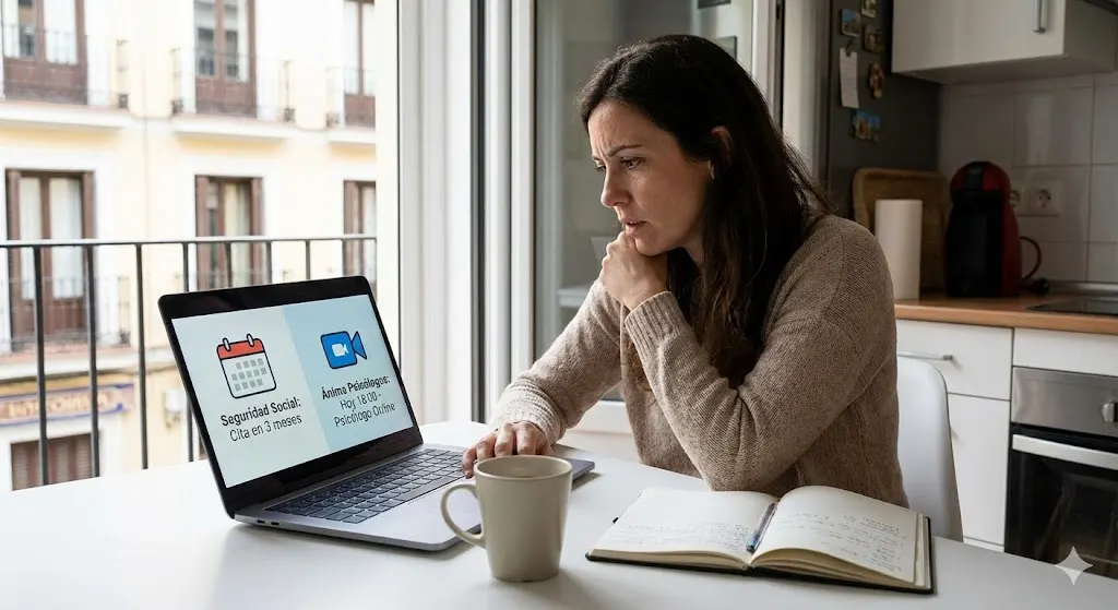 Psicólogo Online en España: Inversión en Salud vs. Listas de Espera en 2026